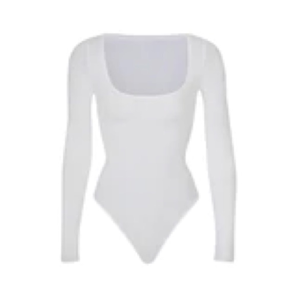 JELLY SHEER LONG SLEEVE BODYSUIT | MARBLE × 1